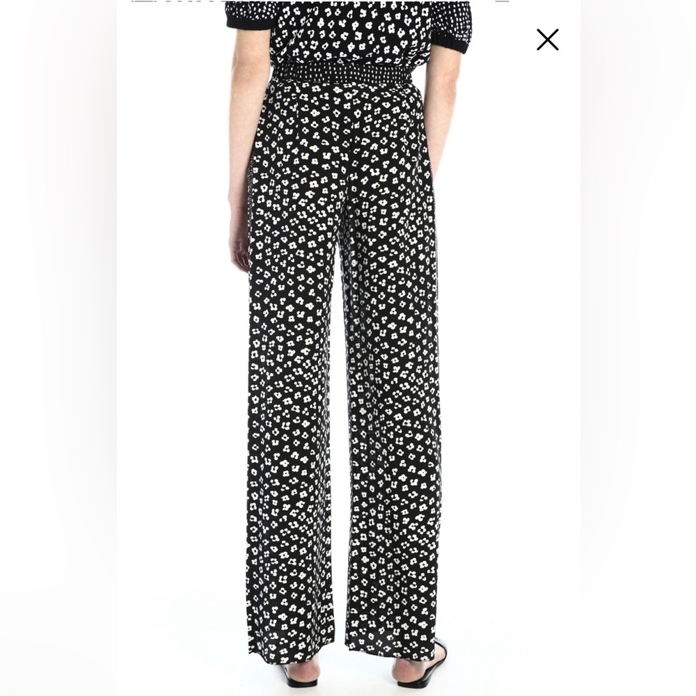 SOLD! on Ebay MaxMara label cut Made in Italy Silk Wide-leg joggers M 165/88A - Picture 4 of 12